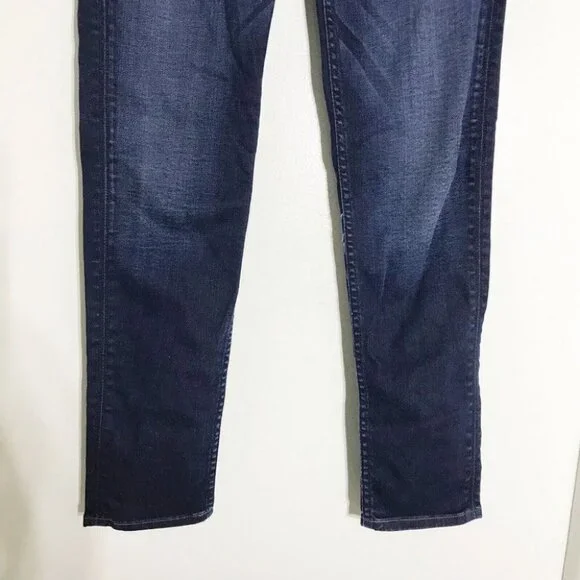 HUDSON Womens Blue Double Button Closure Collin Skinny Crop Jeans Size 26 - Picture 7 of 11